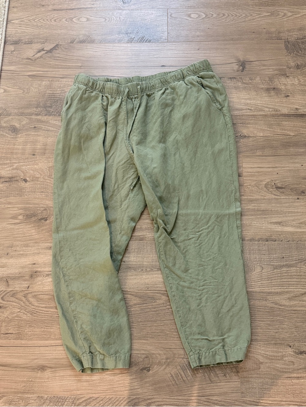 a new day Olive Green Women's Elastic-Waist Joggers- size XL